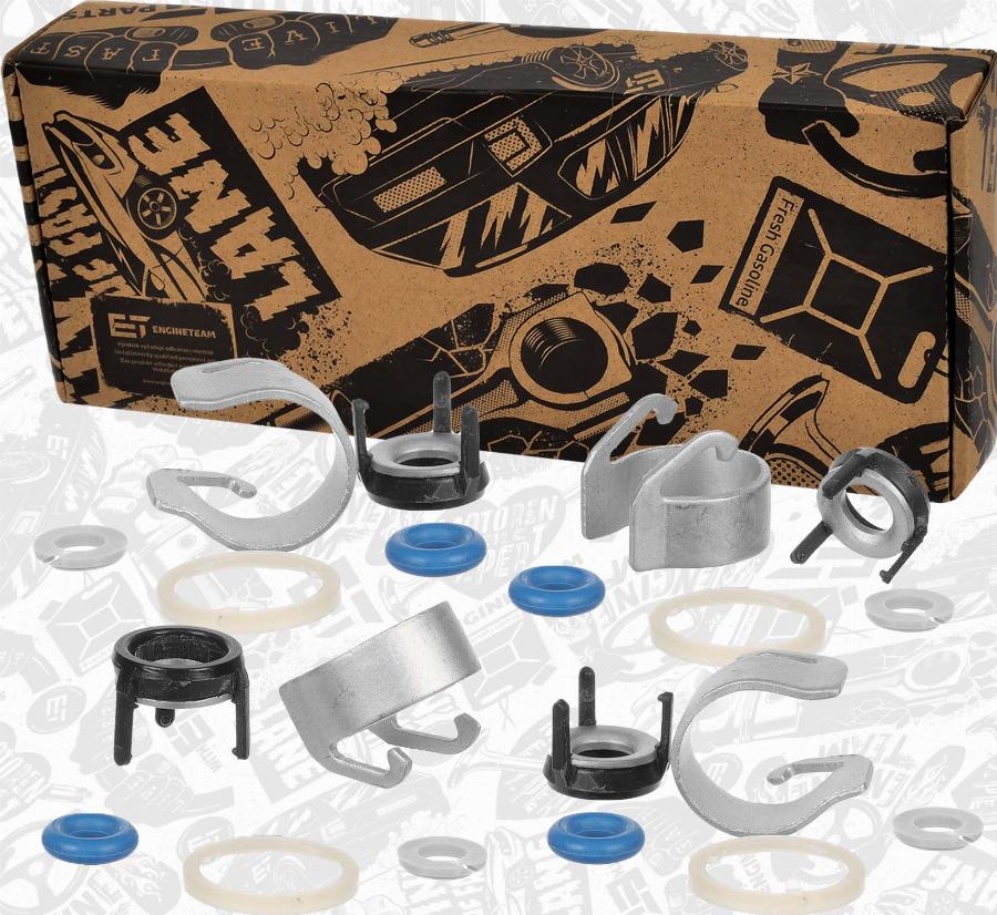 ET Engineteam TM0059VR1 - Комплект уплотнительных колец, клапанная форсунка abcparts.ee