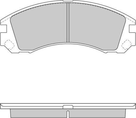 E.T.F. 12-0953 - Тормозные колодки, дисковые, комплект abcparts.ee