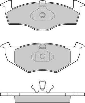 E.T.F. 12-0682 - Тормозные колодки, дисковые, комплект abcparts.ee