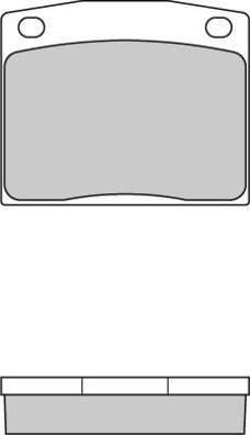 DJ Parts BP1730 - Тормозные колодки, дисковые, комплект abcparts.ee