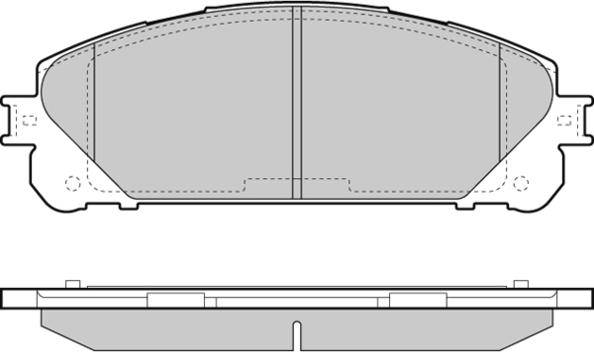 E.T.F. 12-1481 - Тормозные колодки, дисковые, комплект abcparts.ee