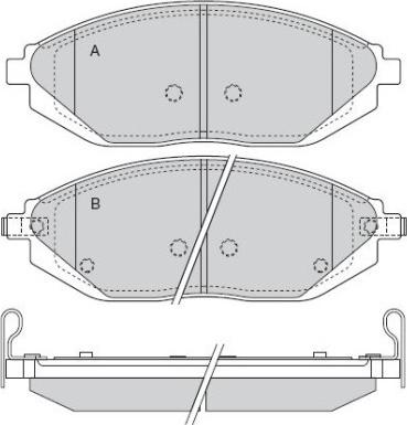 Roulunds Rubber 242281 - Тормозные колодки, дисковые, комплект abcparts.ee