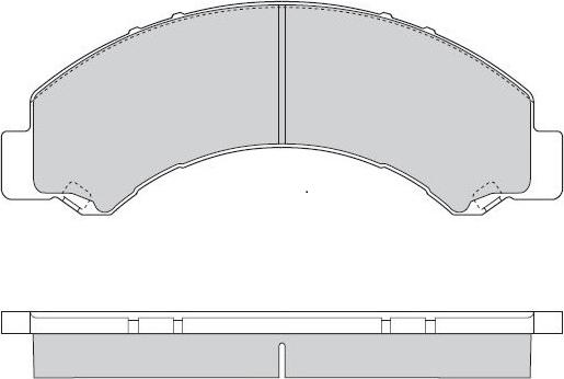 E.T.F. 12-1580 - Тормозные колодки, дисковые, комплект abcparts.ee
