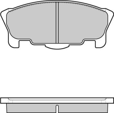 AISIN SN821 - Тормозные колодки, дисковые, комплект abcparts.ee