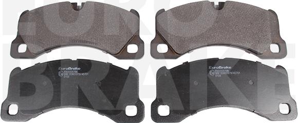 Eurobrake 5502224798 - Тормозные колодки, дисковые, комплект abcparts.ee