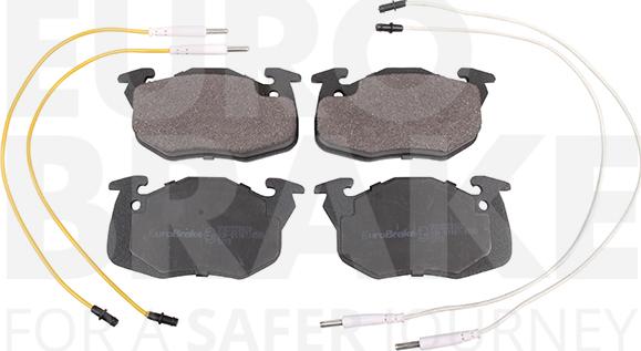 Eurobrake 5502223920 - Тормозные колодки, дисковые, комплект abcparts.ee