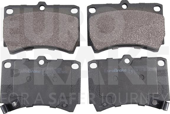 Eurobrake 5502223220 - Тормозные колодки, дисковые, комплект abcparts.ee