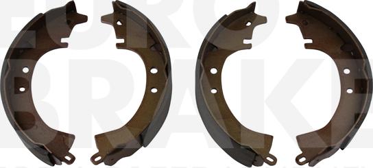 Eurobrake 58492799257 - Комплект тормозных колодок, барабанные abcparts.ee