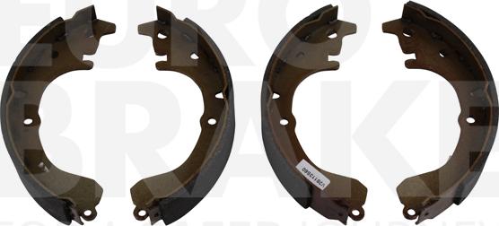Eurobrake 58492799216 - Комплект тормозных колодок, барабанные abcparts.ee