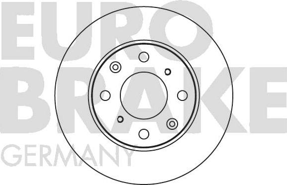 Eurobrake 5815202665 - Тормозной диск abcparts.ee