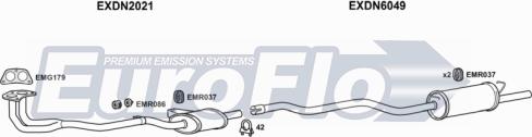 EuroFlo DNSUN15 3004 - Väljalaskesüsteem abcparts.ee