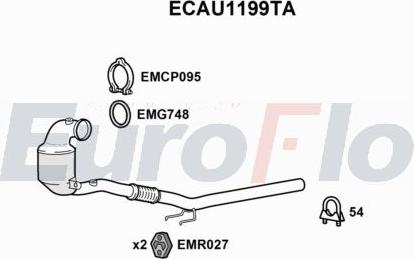 EuroFlo ECAU1199TA - Катализатор abcparts.ee