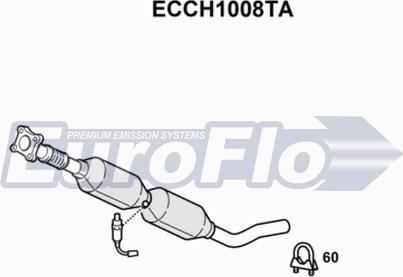 EuroFlo ECCH1008TA - Катализатор abcparts.ee