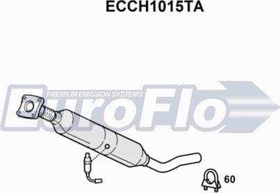 EuroFlo ECCH1015TA - Катализатор abcparts.ee