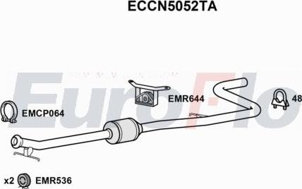 EuroFlo ECCN5052TA - Катализатор abcparts.ee