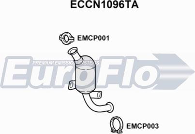 EuroFlo ECCN1096TA - Катализатор abcparts.ee