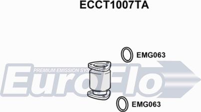 EuroFlo ECCT1007TA - Катализатор abcparts.ee