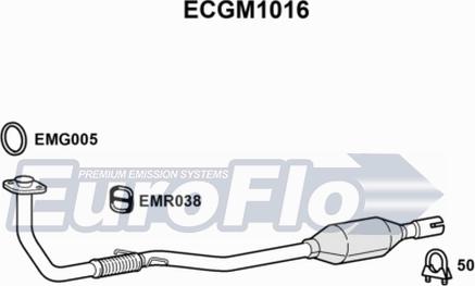 EuroFlo ECGM1016 - Катализатор abcparts.ee