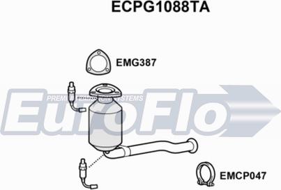 EuroFlo ECPG1088TA - Катализатор abcparts.ee