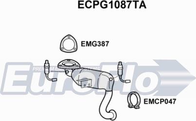 EuroFlo ECPG1087TA - Катализатор abcparts.ee