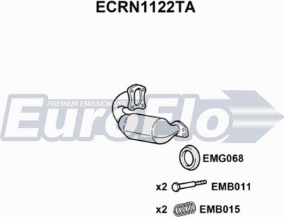 EuroFlo ECRN1122TA - Катализатор abcparts.ee