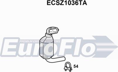 EuroFlo ECSZ1036TA - Катализатор abcparts.ee