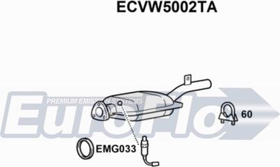 EuroFlo ECVW5002TA - Катализатор abcparts.ee