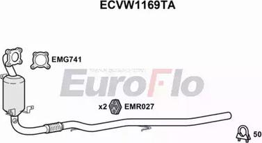 EuroFlo ECVW1169TA - Катализатор abcparts.ee