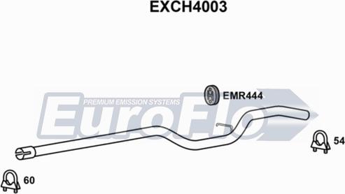 EuroFlo EXCH4003 - Труба выхлопного газа abcparts.ee