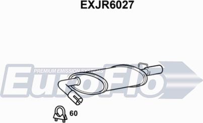 EuroFlo EXJR6027 - Глушитель выхлопных газов, конечный abcparts.ee