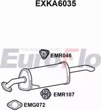 EuroFlo EXKA6035 - Глушитель выхлопных газов, конечный abcparts.ee
