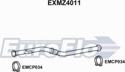 EuroFlo EXMZ4011 - Труба выхлопного газа abcparts.ee