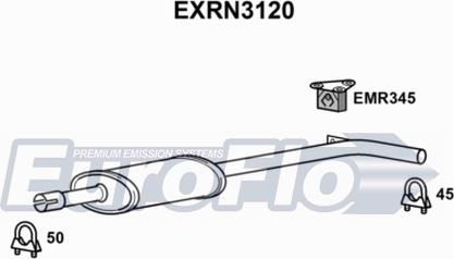 EuroFlo EXRN3120 - Kesksummuti abcparts.ee