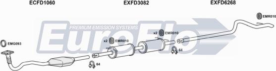 EuroFlo FDTRA24D 7004G - Система выпуска ОГ abcparts.ee