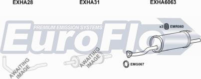 EuroFlo HAPRE16 4001A - Система выпуска ОГ abcparts.ee