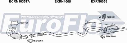 EuroFlo RNLAG19D 1008C - Система выпуска ОГ abcparts.ee