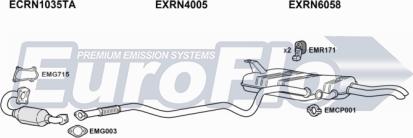 EuroFlo RNLAG19D 1008D - Система выпуска ОГ abcparts.ee