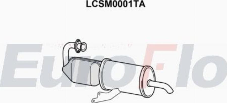 EuroFlo SMFORT08D 0502LHD - Система выпуска ОГ abcparts.ee