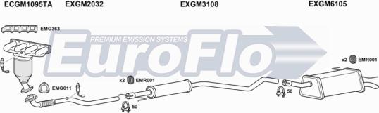 EuroFlo VLAST14 7008 - Система выпуска ОГ abcparts.ee