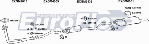 EuroFlo VLAST16D 1004A - Система выпуска ОГ abcparts.ee
