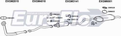 EuroFlo VLAST16D 1004C - Система выпуска ОГ abcparts.ee