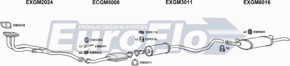 EuroFlo VLCAV18 1008B - Система выпуска ОГ abcparts.ee