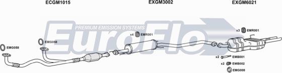 EuroFlo VLVEC25 1001 - Система выпуска ОГ abcparts.ee