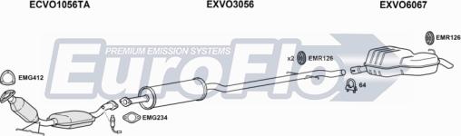EuroFlo VOV7024 3039 - Система выпуска ОГ abcparts.ee