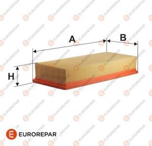 EUROREPAR 1616268280 - Воздушный фильтр двигателя abcparts.ee
