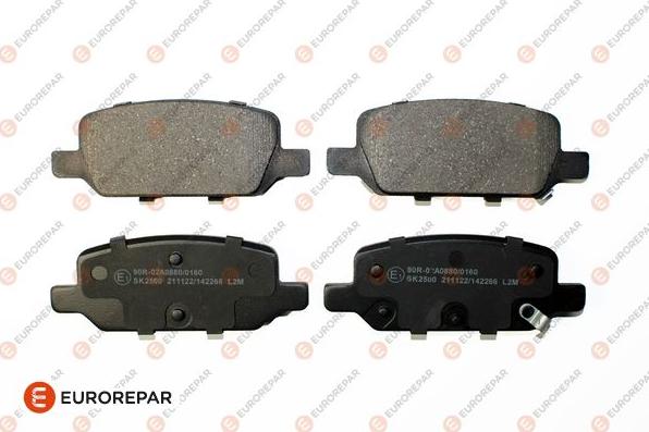 EUROREPAR 1689800880 - Тормозные колодки, дисковые, комплект abcparts.ee