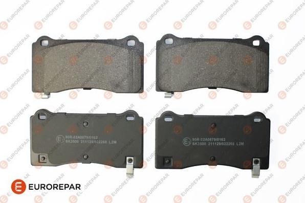 EUROREPAR 1689800780 - Тормозные колодки, дисковые, комплект abcparts.ee