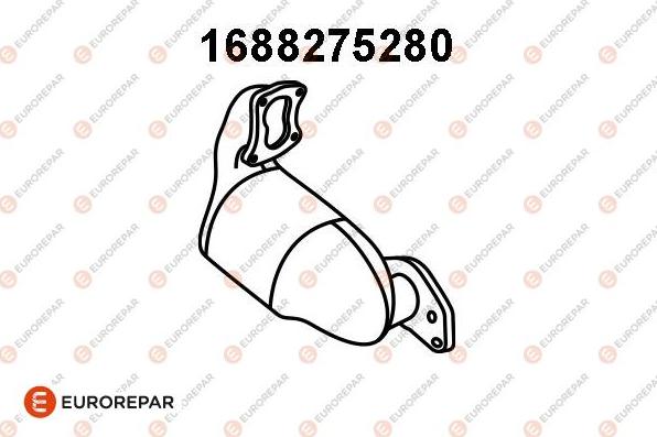 EUROREPAR 1688275280 - Катализатор abcparts.ee