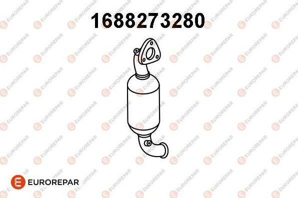 EUROREPAR 1688273280 - Катализатор abcparts.ee