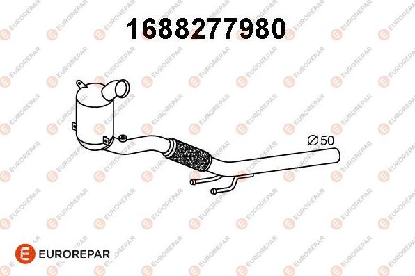 EUROREPAR 1688277980 - Катализатор abcparts.ee